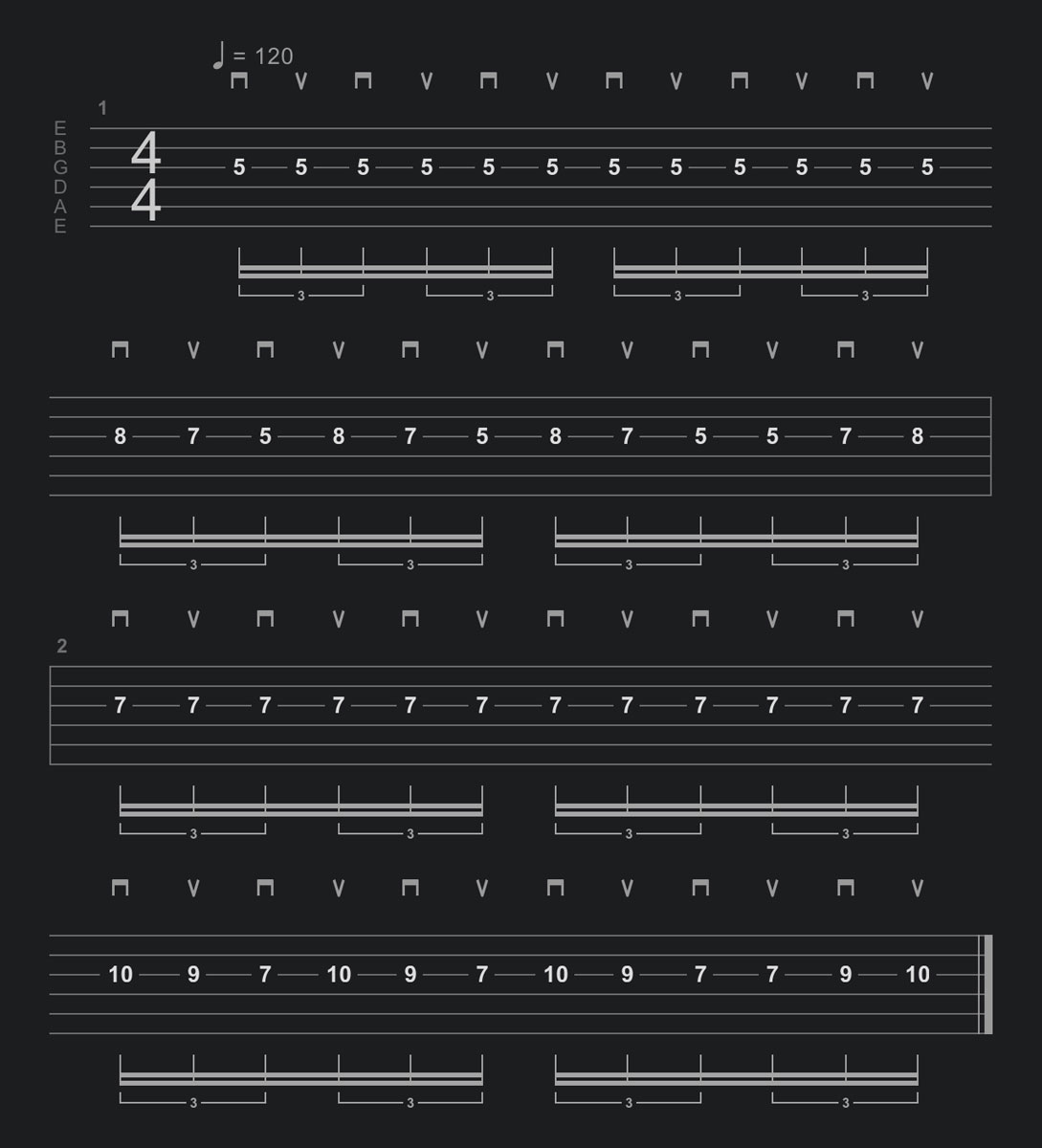 One-String Alternate Picking Exercise
